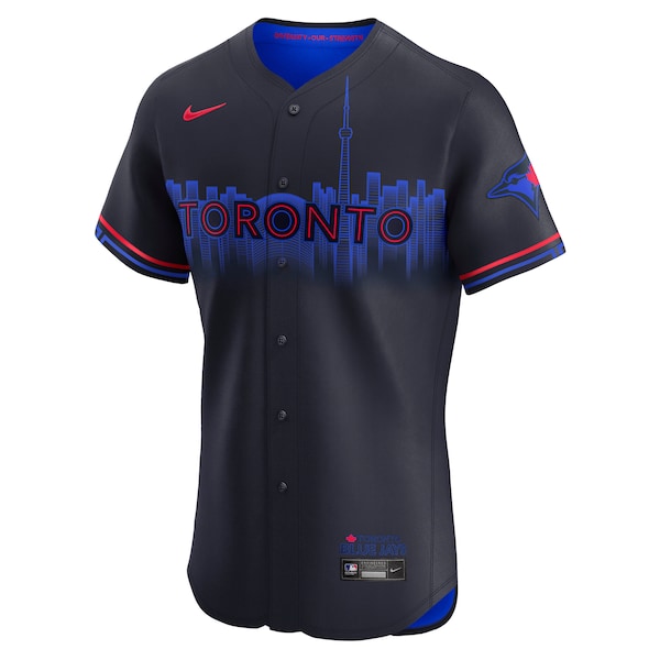Toronto Blue Jays Nike City Connect  Elite Jersey - Navy