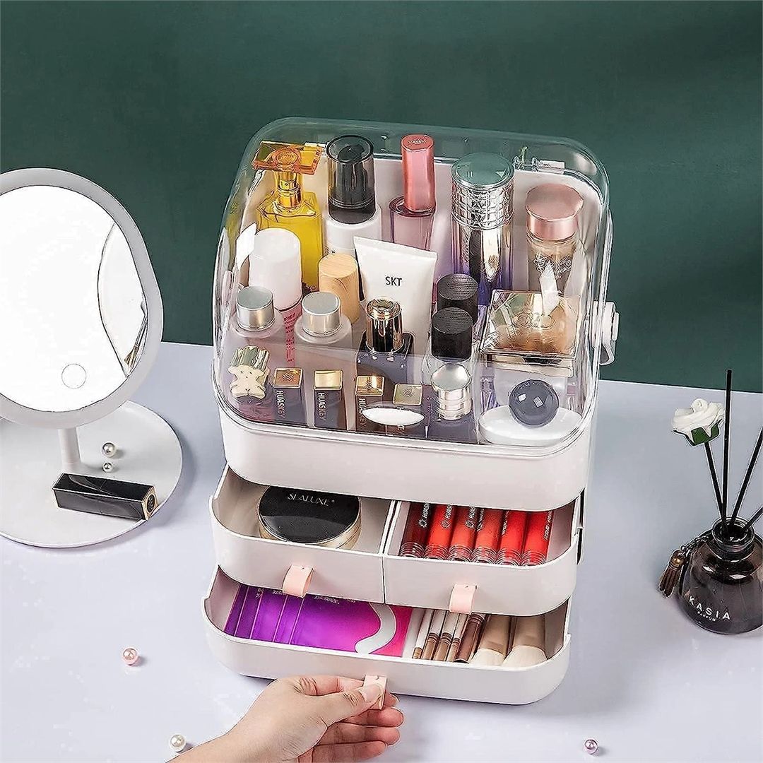 Kelvenix Makeup Cosmetic Organiser, Make Up Holder Tidy Storage Box