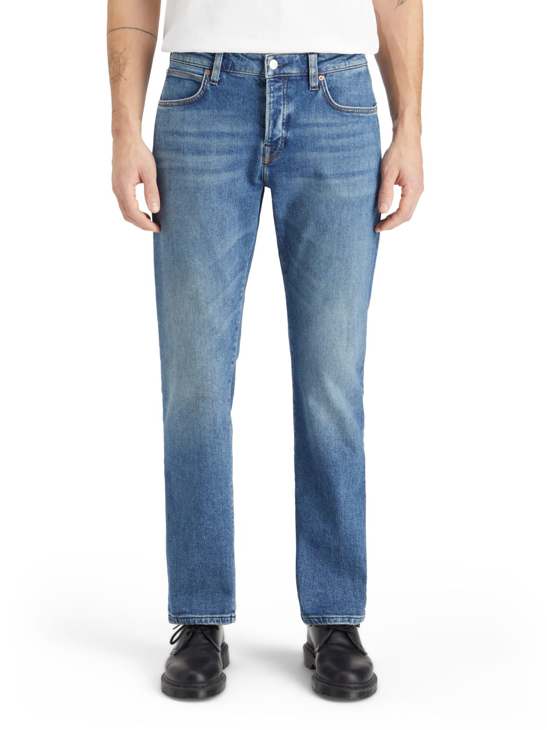 Essentials — The Zee Straight Fit Jeans | Blue Moves