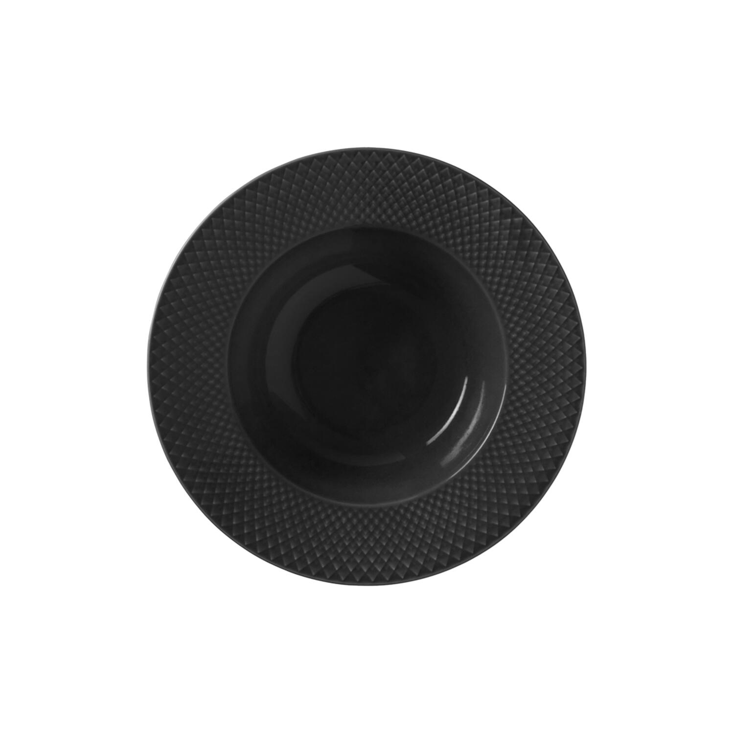 Rhombe Earth Dyb tallerken ø 24.5 cm, slate