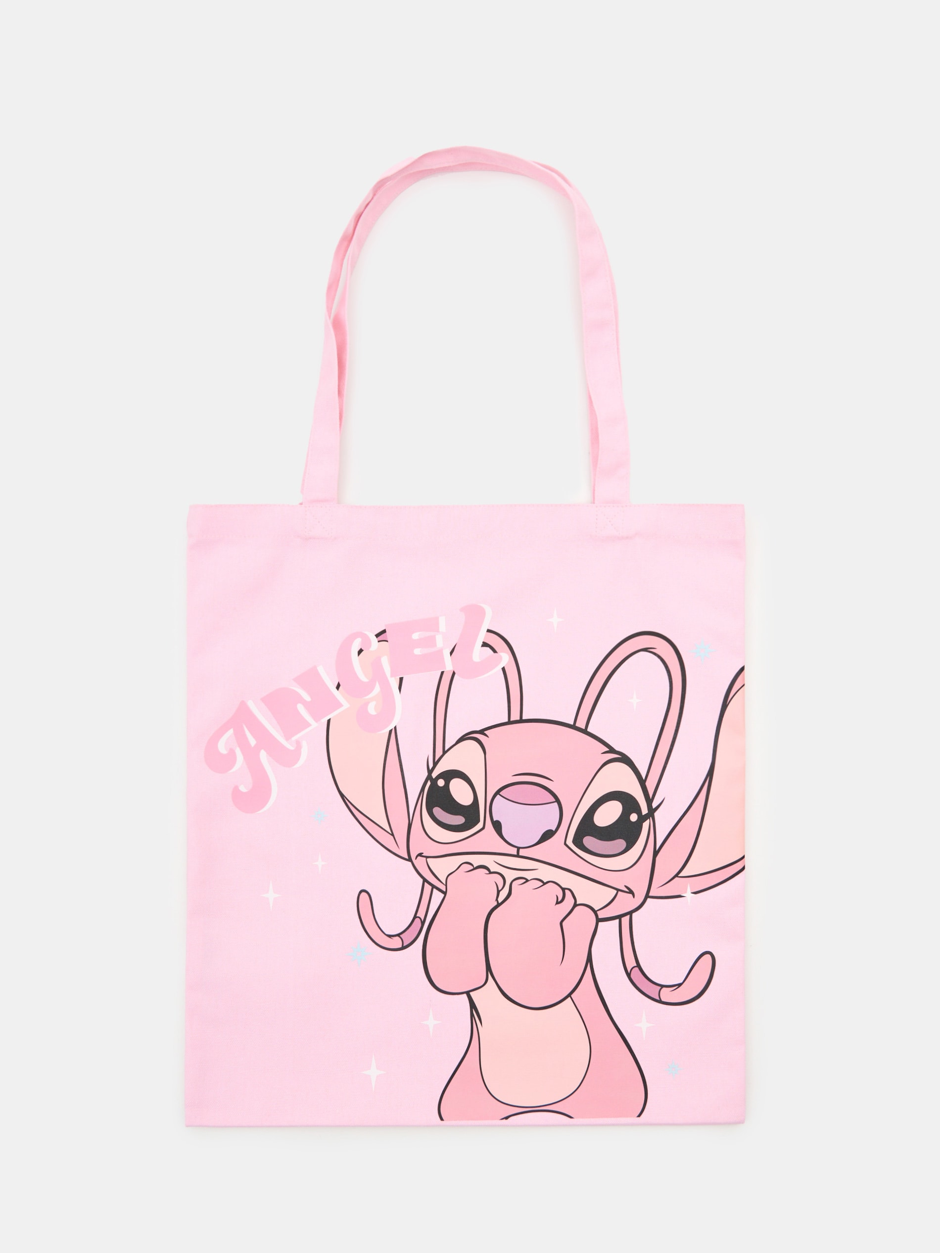 Materiałowa torba shopper z nadrukiem Stitch