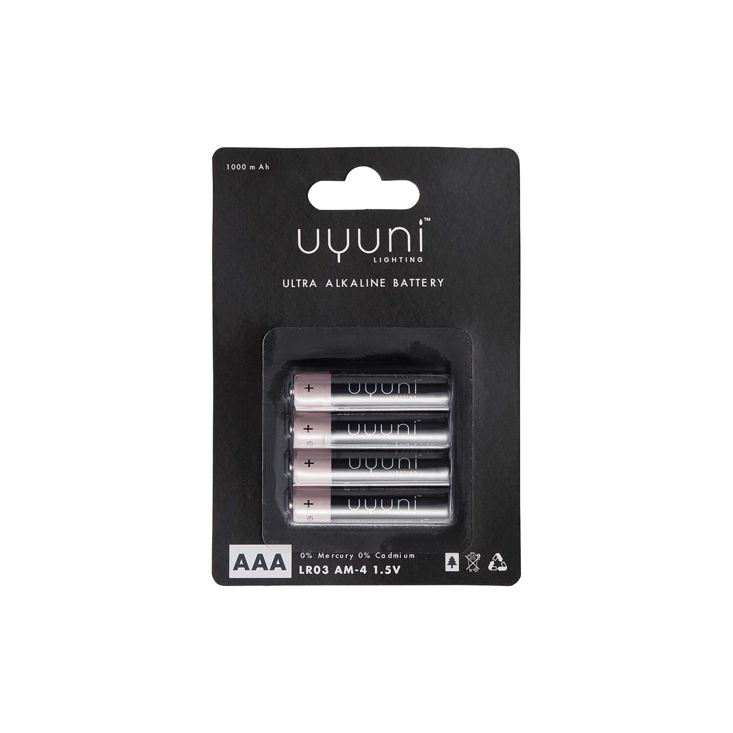 Alkaline Batteries AAA 4 pcs