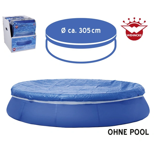 Poolabdeckung geeignet für Ø 300 cm, Polyethylen (PE)