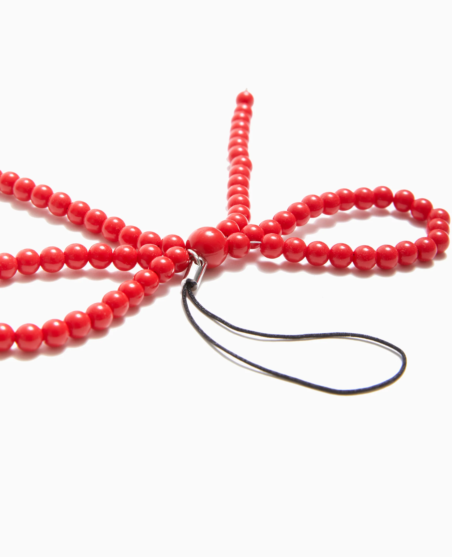 Bijou de téléphone nœud en perles