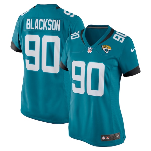 Angelo Blackson Jacksonville Jaguars Nike Women's Team Game Jersey -  Teal