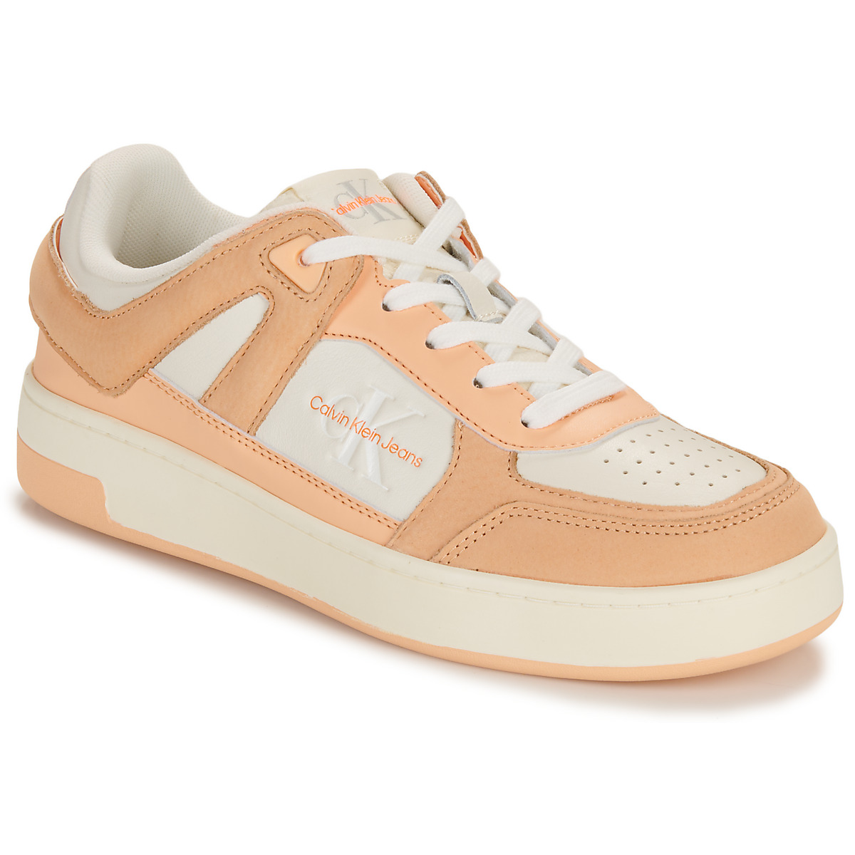 Calvin Klein Jeans - BASKET CUPSOLE LOW MIX - White / Pink