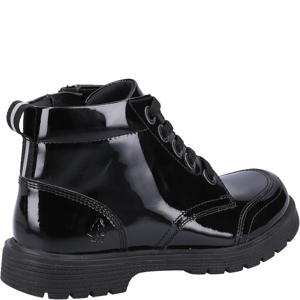 Hush Puppies Jolie Patent Senior School Boots