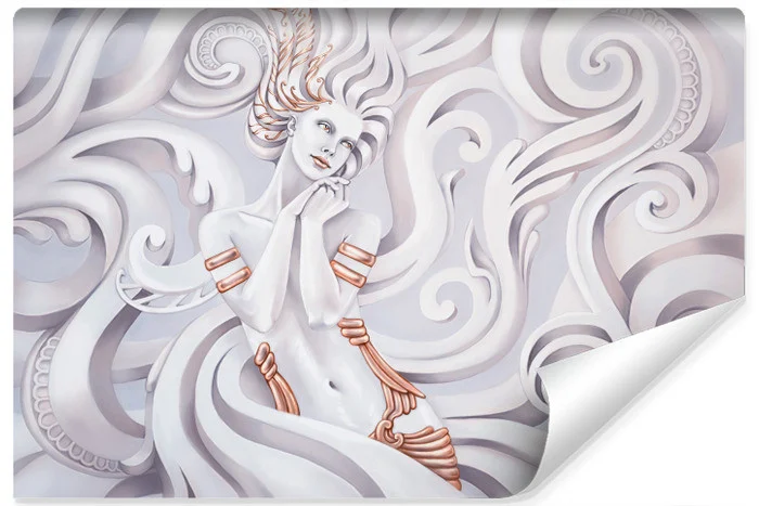 Fototapeta Do Salonu MEDUZA Ornamenty 3D 90x60cm