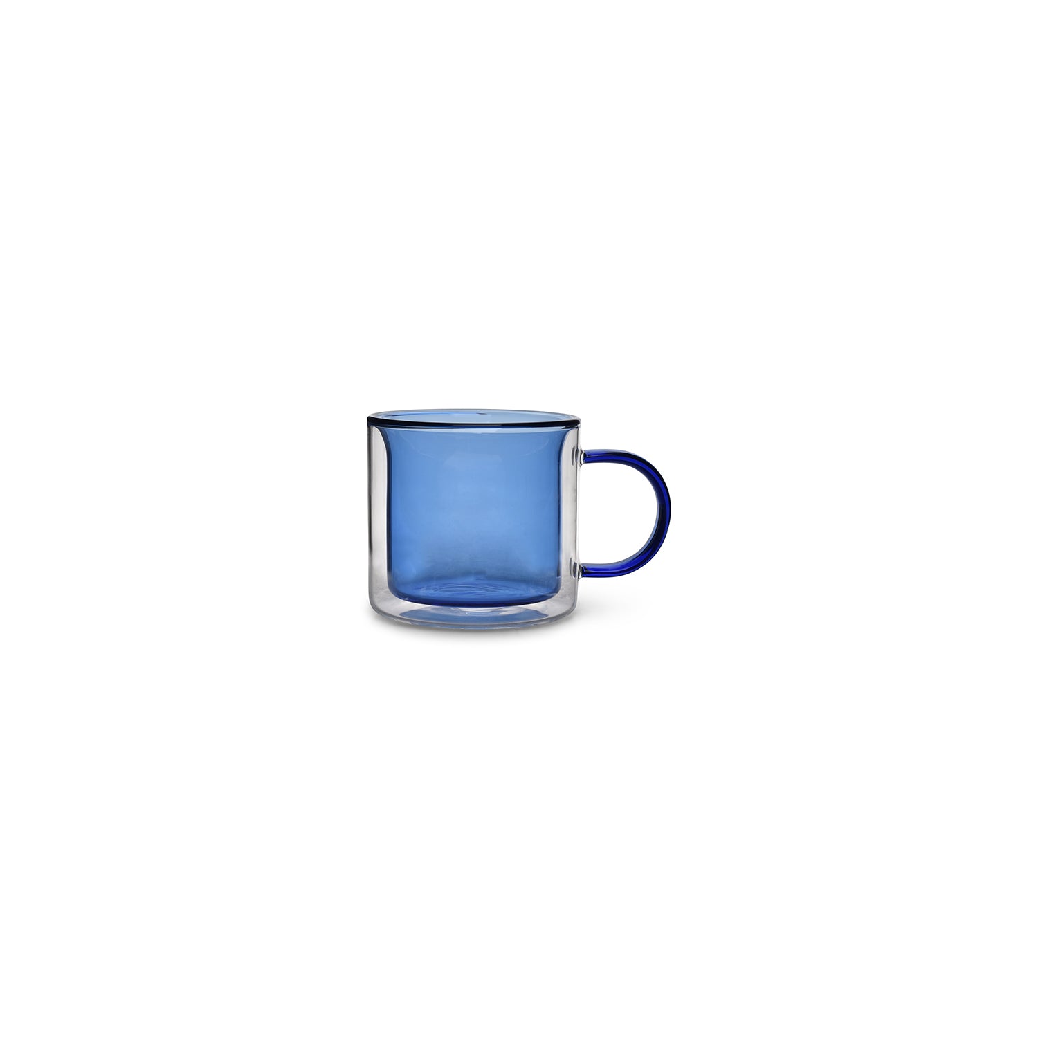 Ona - Beker 27cl dubbelwandig blauw Liv - Set van 2