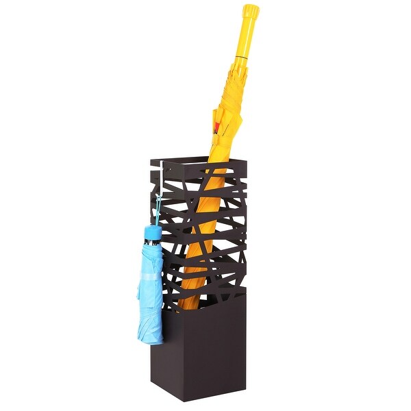 Modern Umbrella Stand Rack - 6.1"L x 6.1"W x 19.3"H