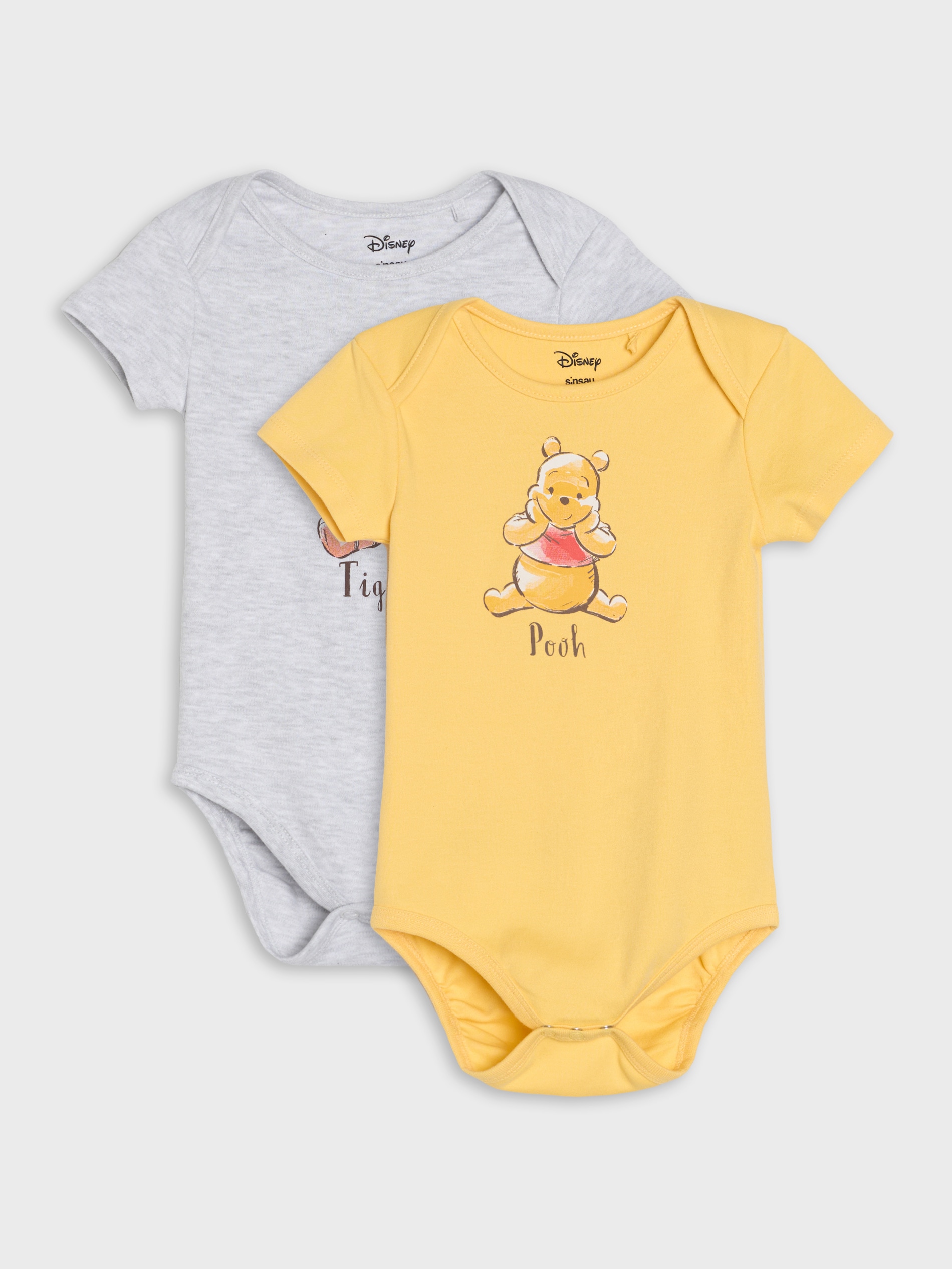 Bawełniane body z nadrukiem 2 pack Winnie the Pooh