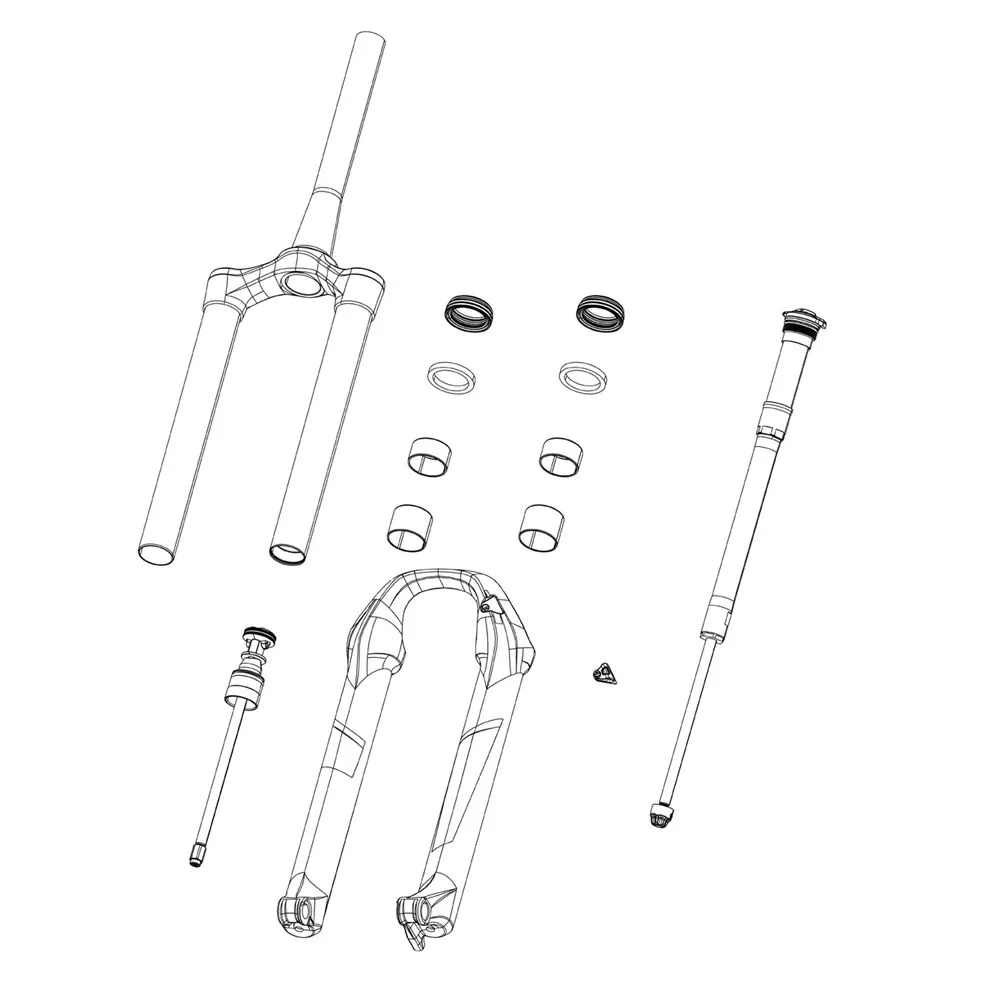 RockShox 100 mm 29´´ 32 mm SID SL E1 2026  Damping Rod