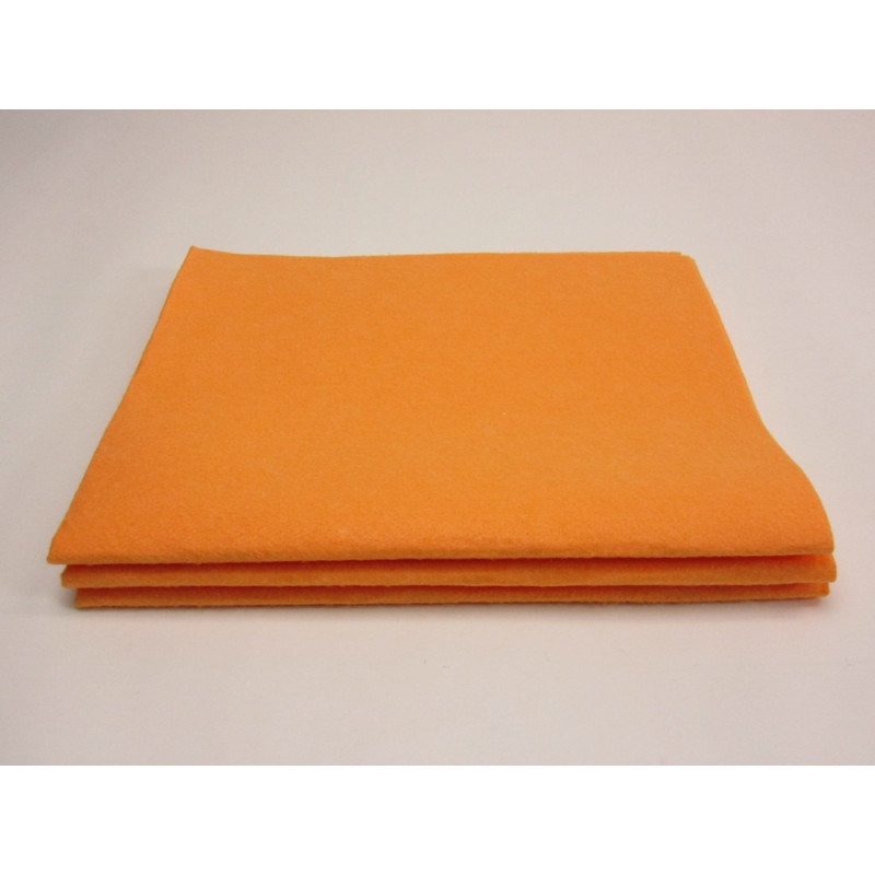 Torchon en viscose orange 60 x 70 cm