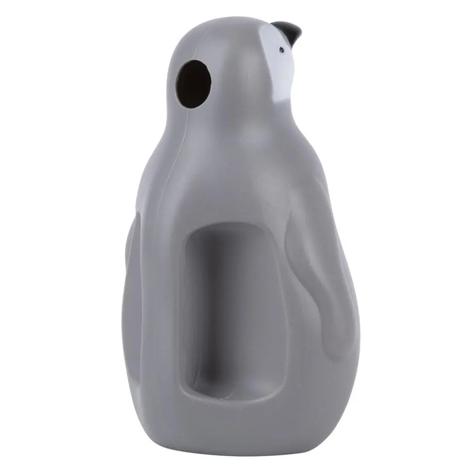 Esschert Design Gieter - grijs - kunststof - pinguin - 1.4 liter