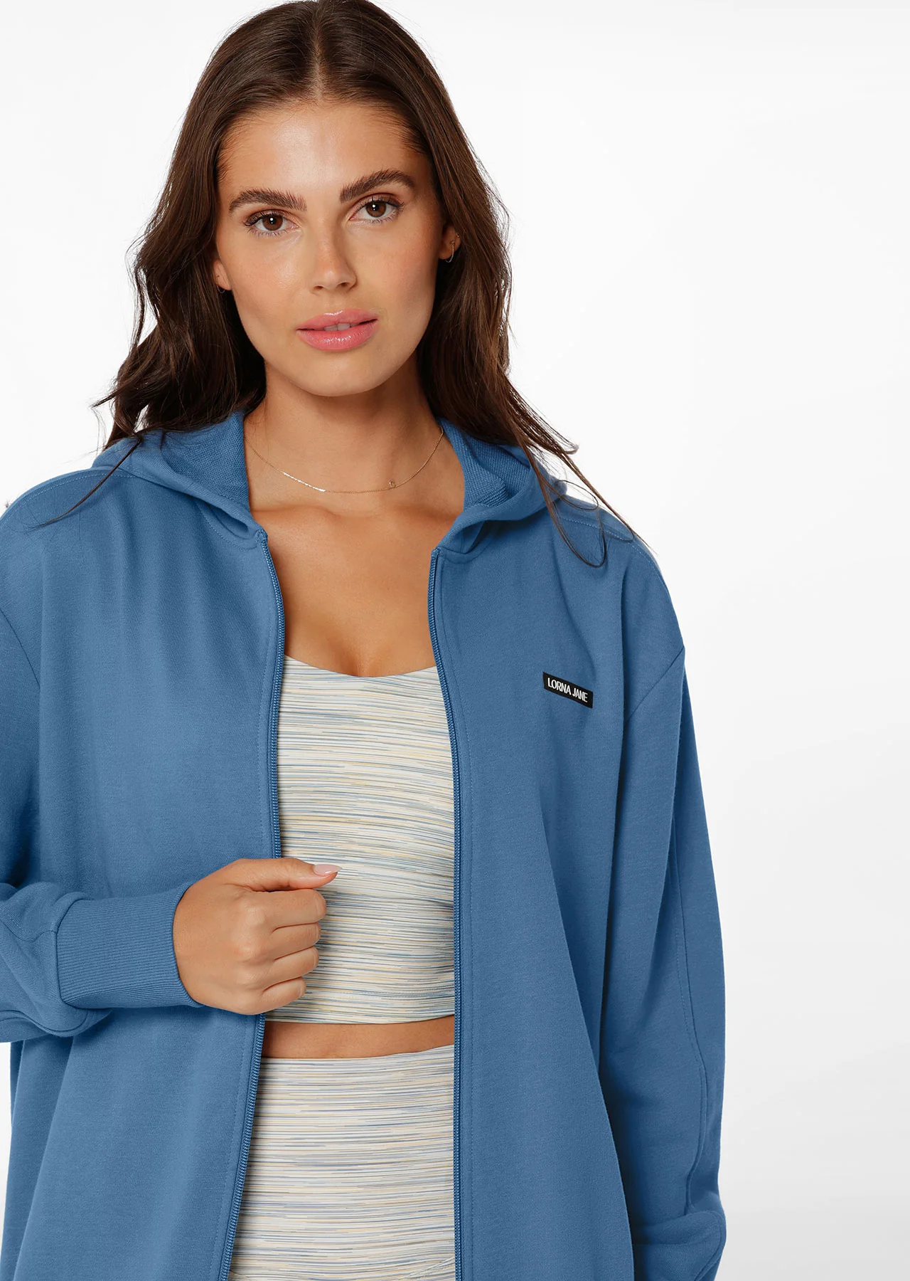 LJ Athletic Terry Zip Thru Hoodie