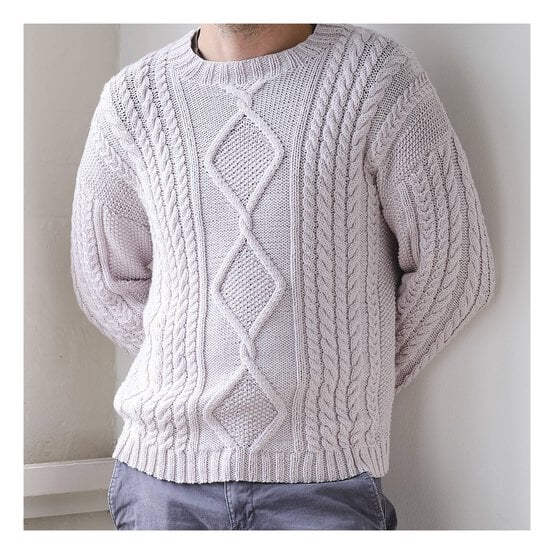 Knitcraft Moss Stitch Jumper Digital Pattern 0348