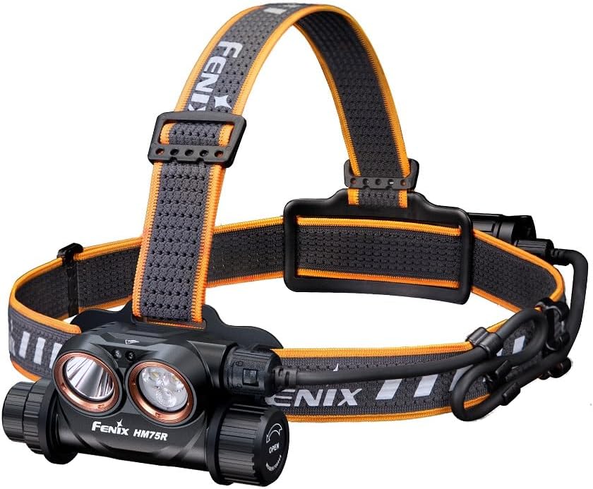 Magnesium alloy dual-battery rechargeable headlight
