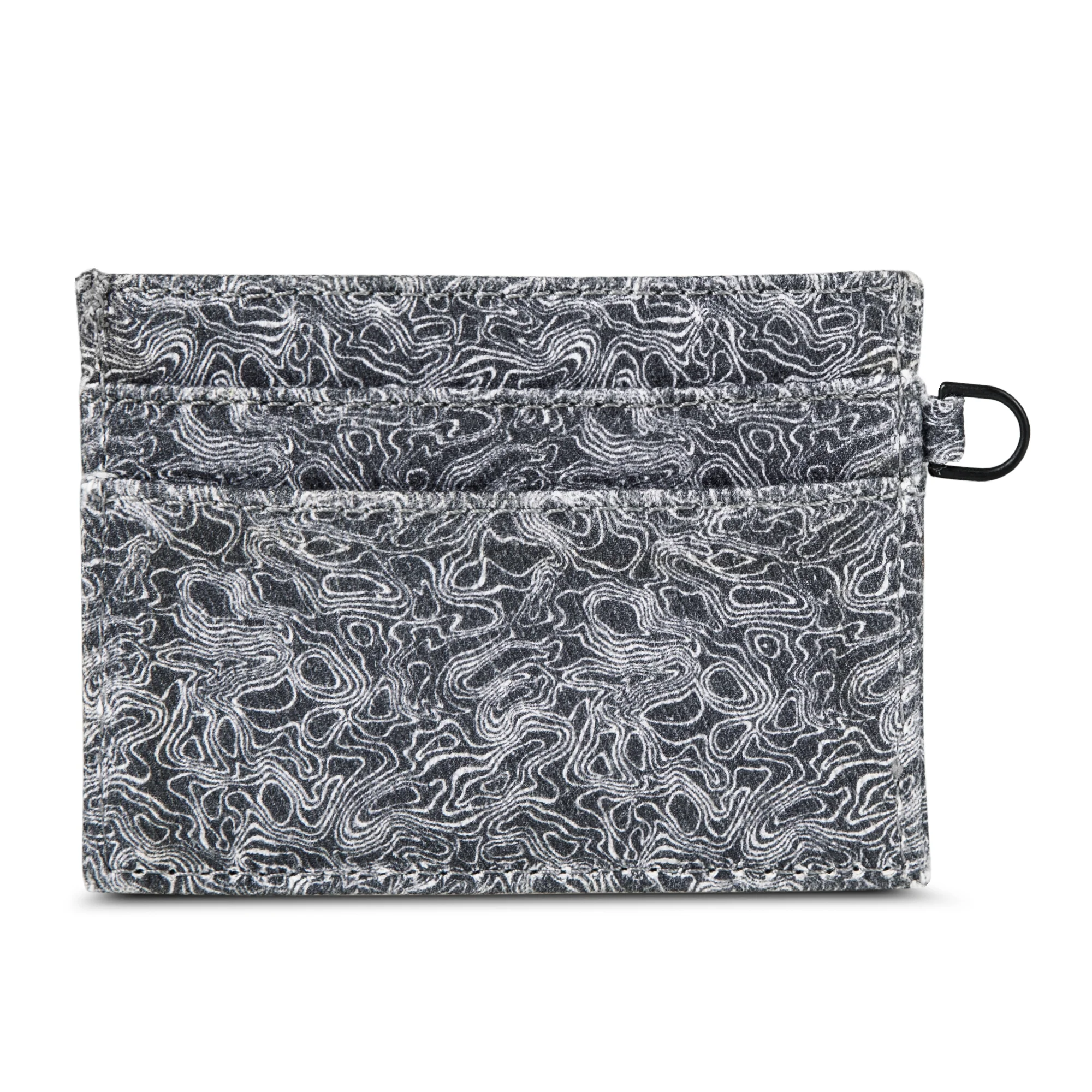 Pioneer Leather And Printed Cotton Canvas Card Case