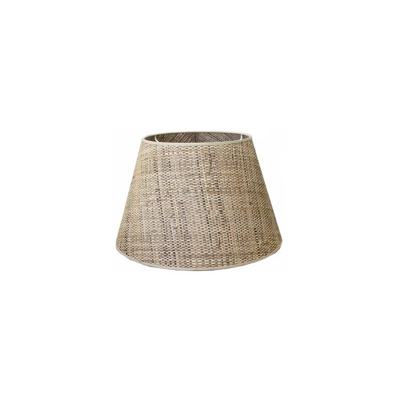 Abat-jour Conica en rafia Duotono Ø 40 cm NIEDERAU