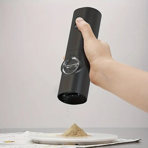NNETM Electric Pepper Grinder Set - 2pcs Household Sea Salt Ginders