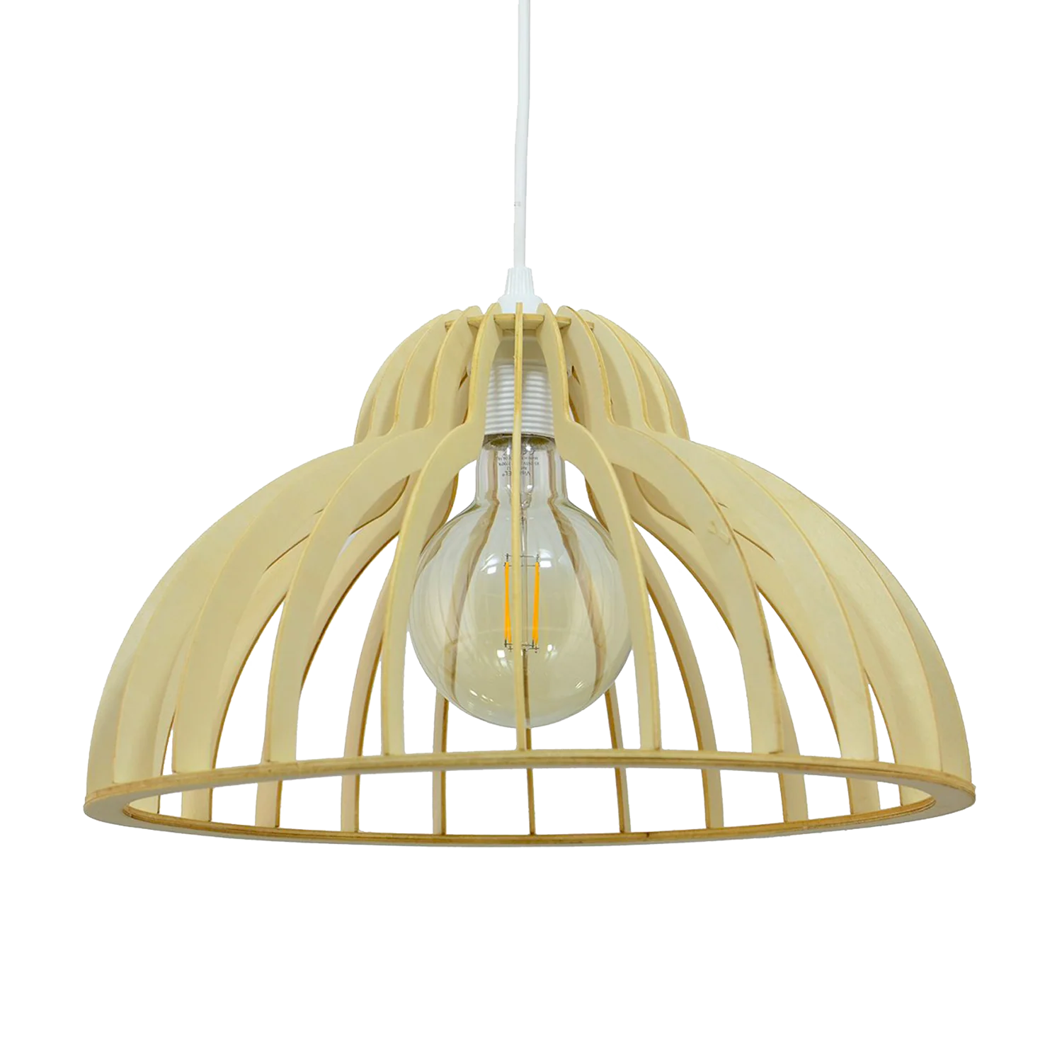 Suspension DINOWOOD coloris bois clair 20 x 35 cm