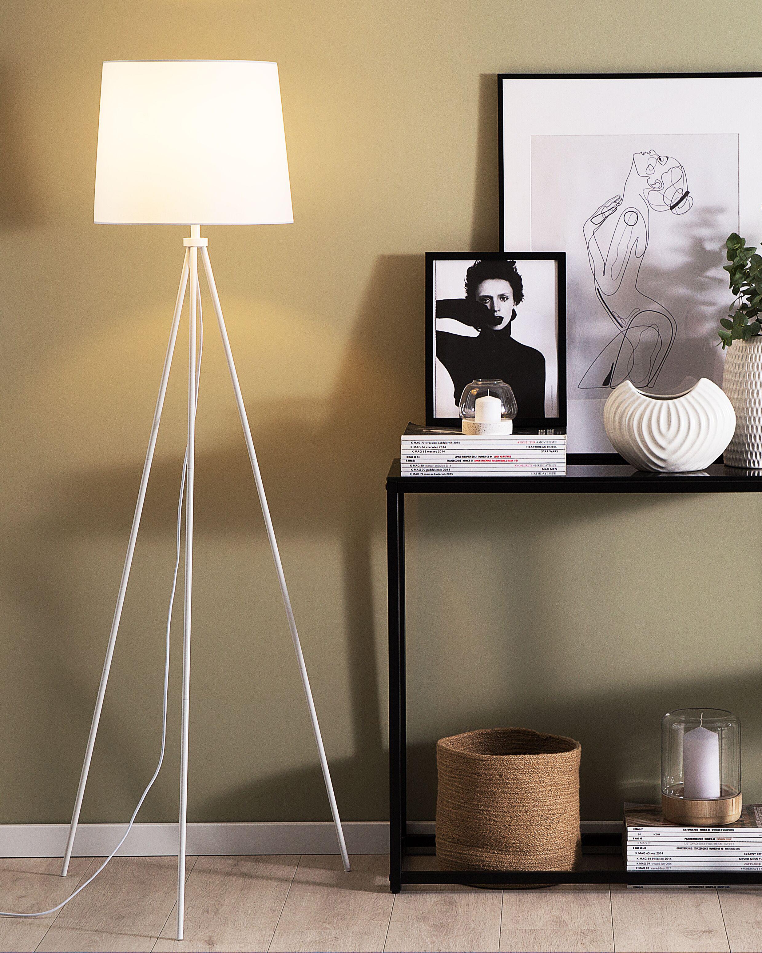 Floor Lamp SAMBRA Metal White