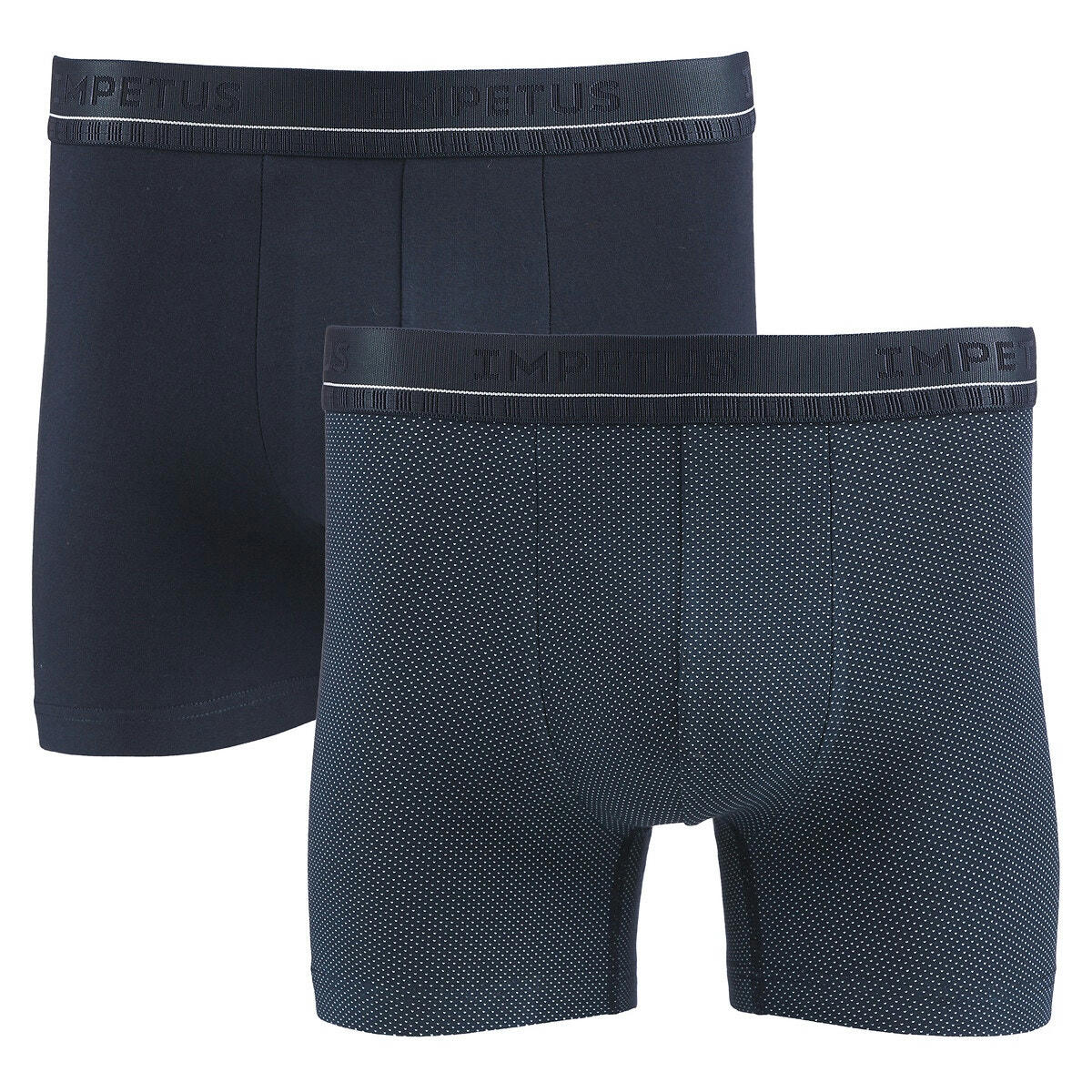 Lot de 2 boxers unis
