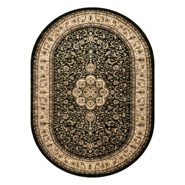 Dywan ROYAL ADR owal wzór 521 zielony 100x180 cm
