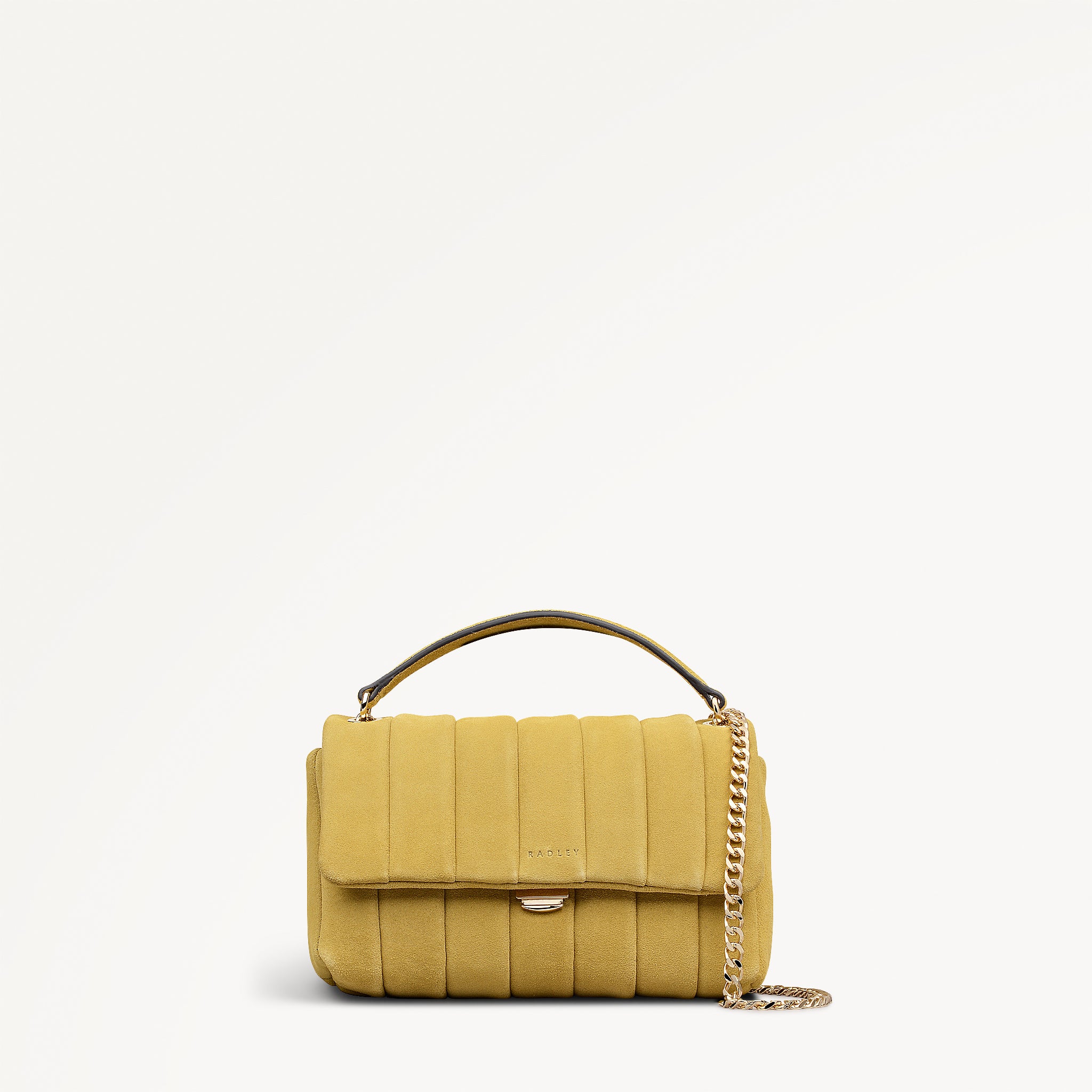 Burton Way - Quilt Suede - Small Flapover Cross Body