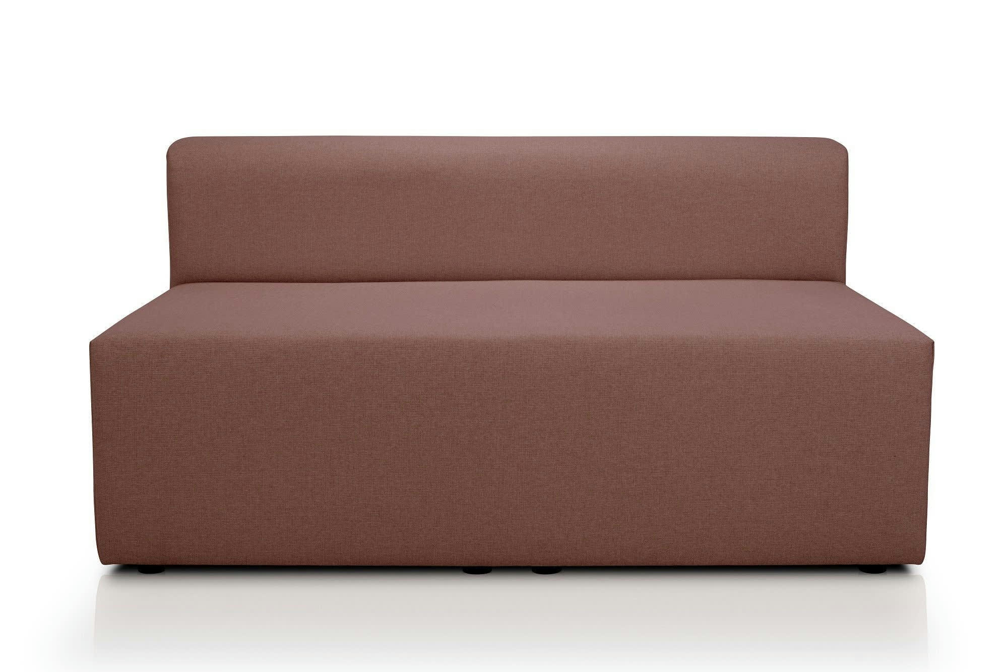 CENTAURI - Chauffeuse 2 places  en tissu rose foncé