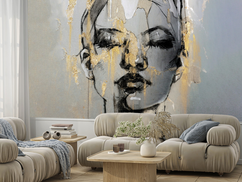 Fototapeta Abstrakcyjny portret kobiety 100x70cm