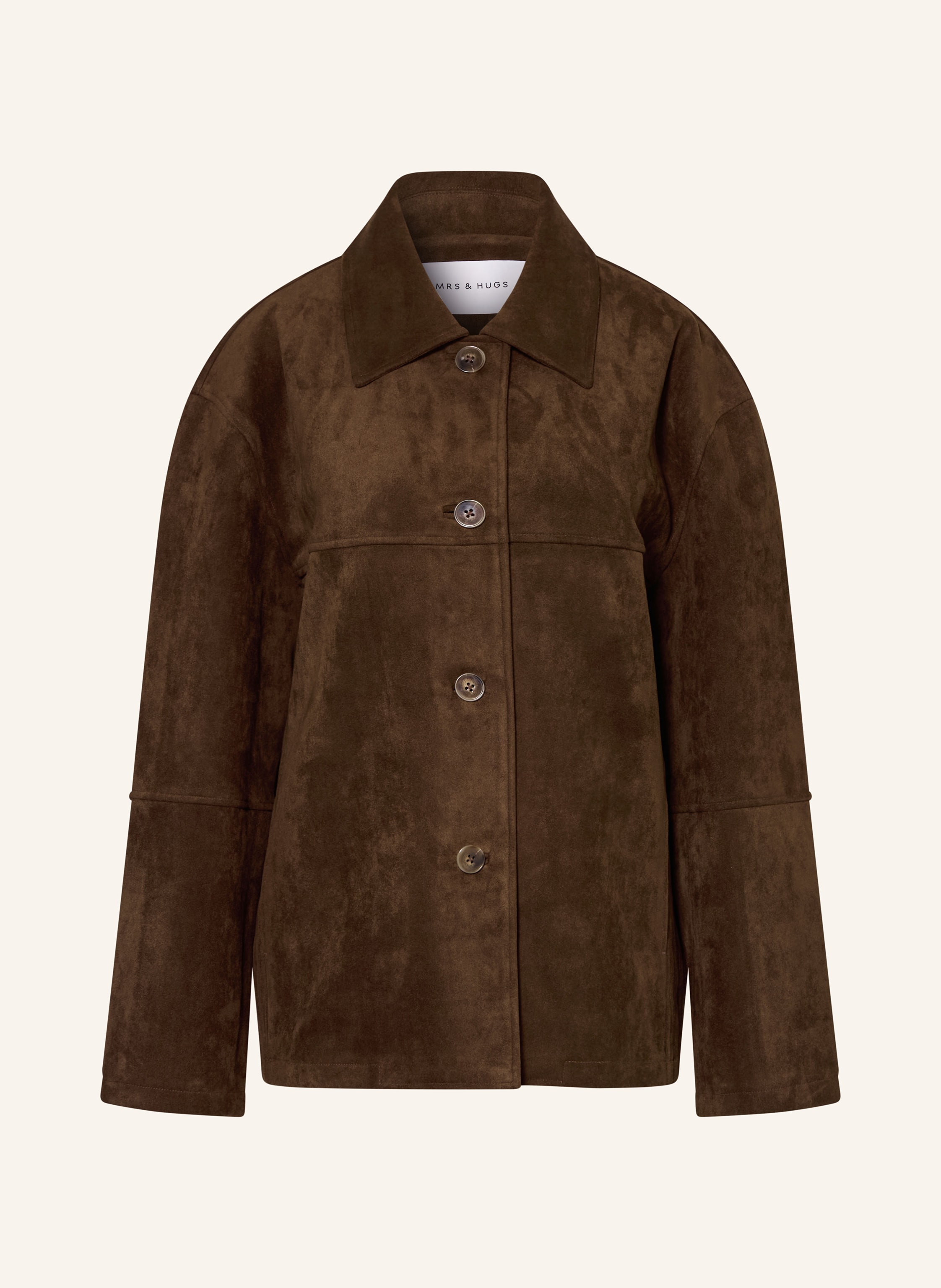 MRS & HUGS Overjacket in Lederoptik