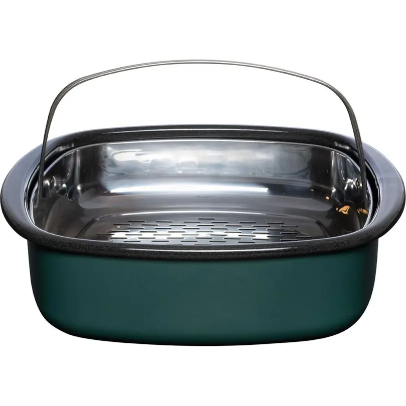 Dampfgareinsatz 3-teilig Teal