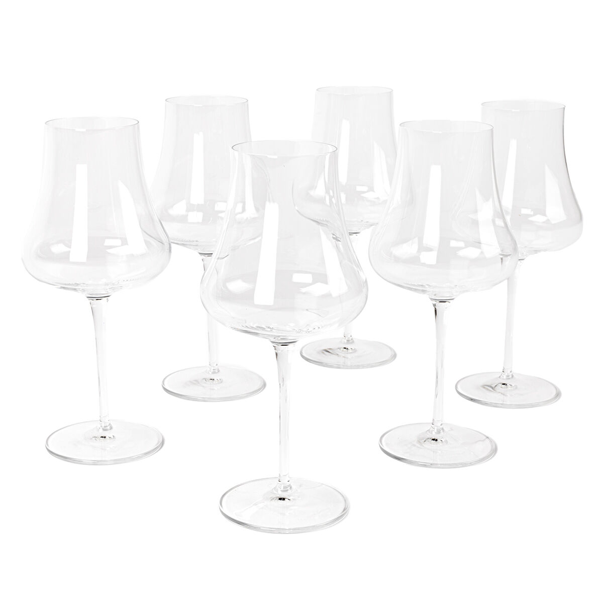 Conjunto de 6 copos TENTAZIONE em vidro 47cl