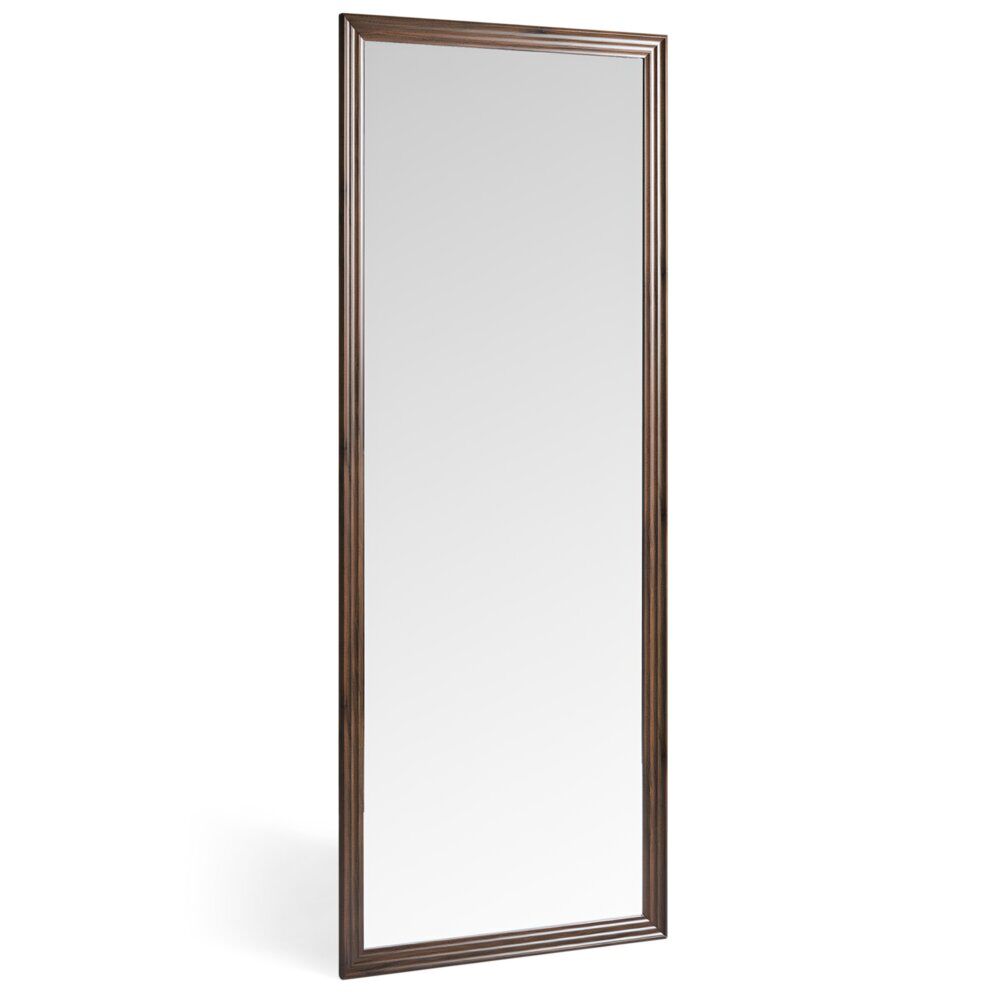 Miroir XL contour en bois noyer 72,5xH195cm