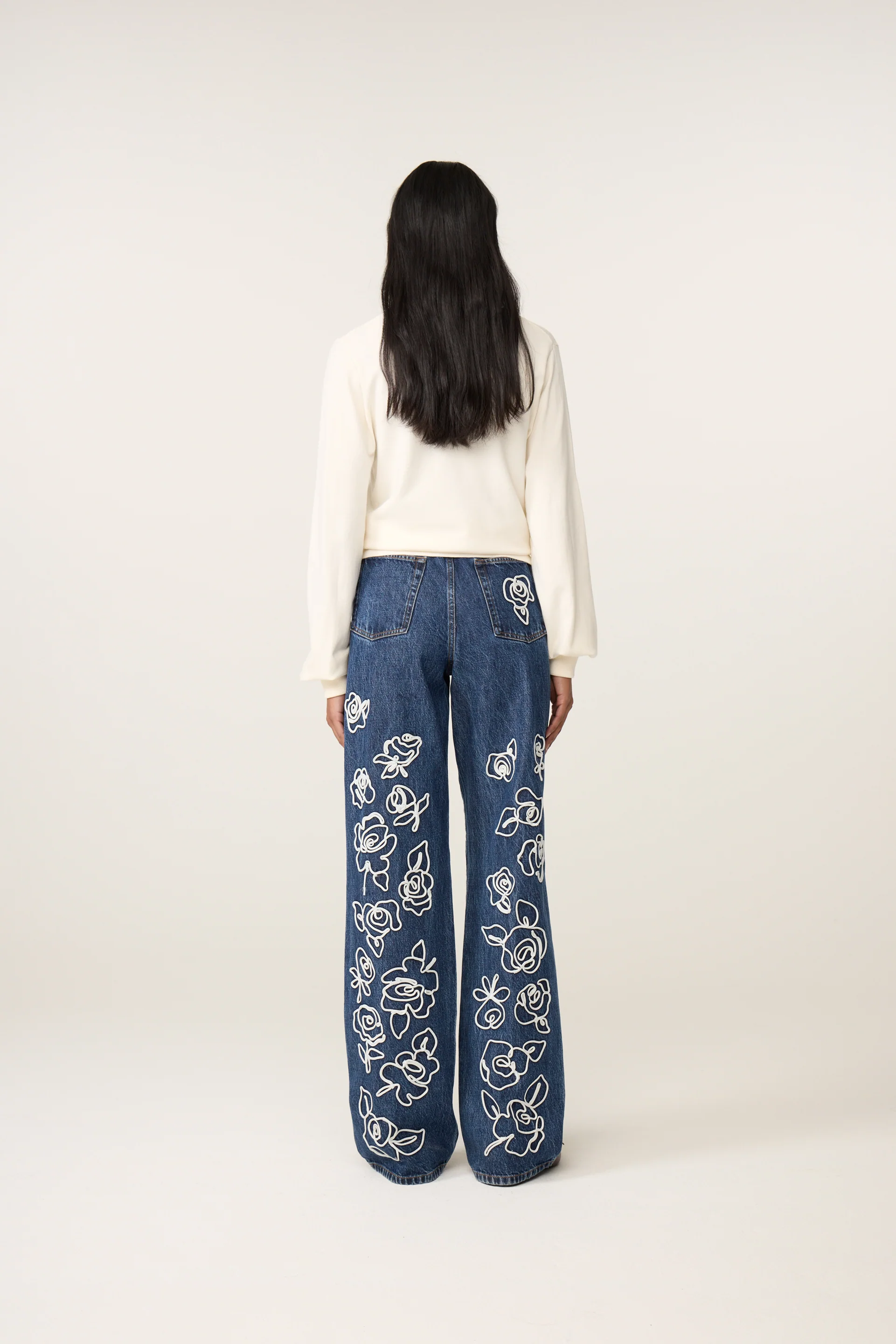 Molly Cuff Pullover | Cosy White