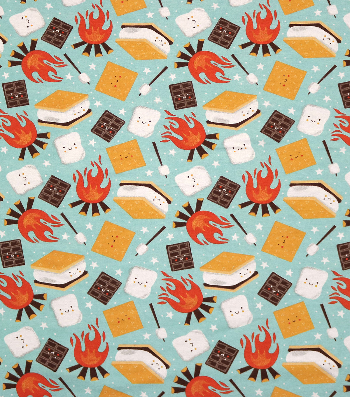 Camp Smore Super Snuggle Flannel Fabric