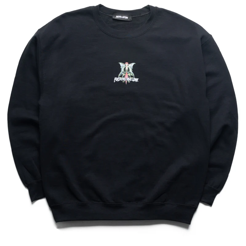 Fucking Awesome Time Bandits Crewneck - Black