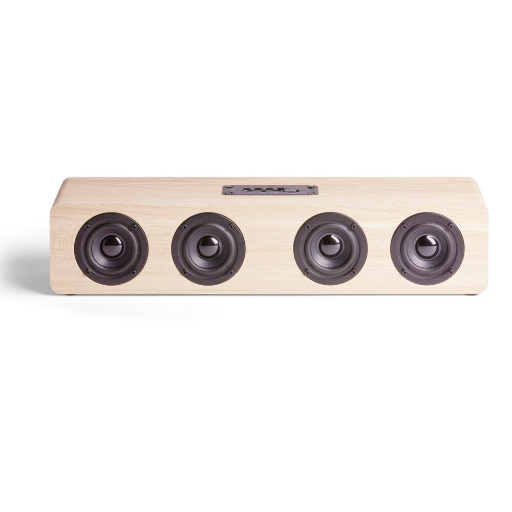 Enceinte bluetooth en bois 4 hauts parleurs 5W