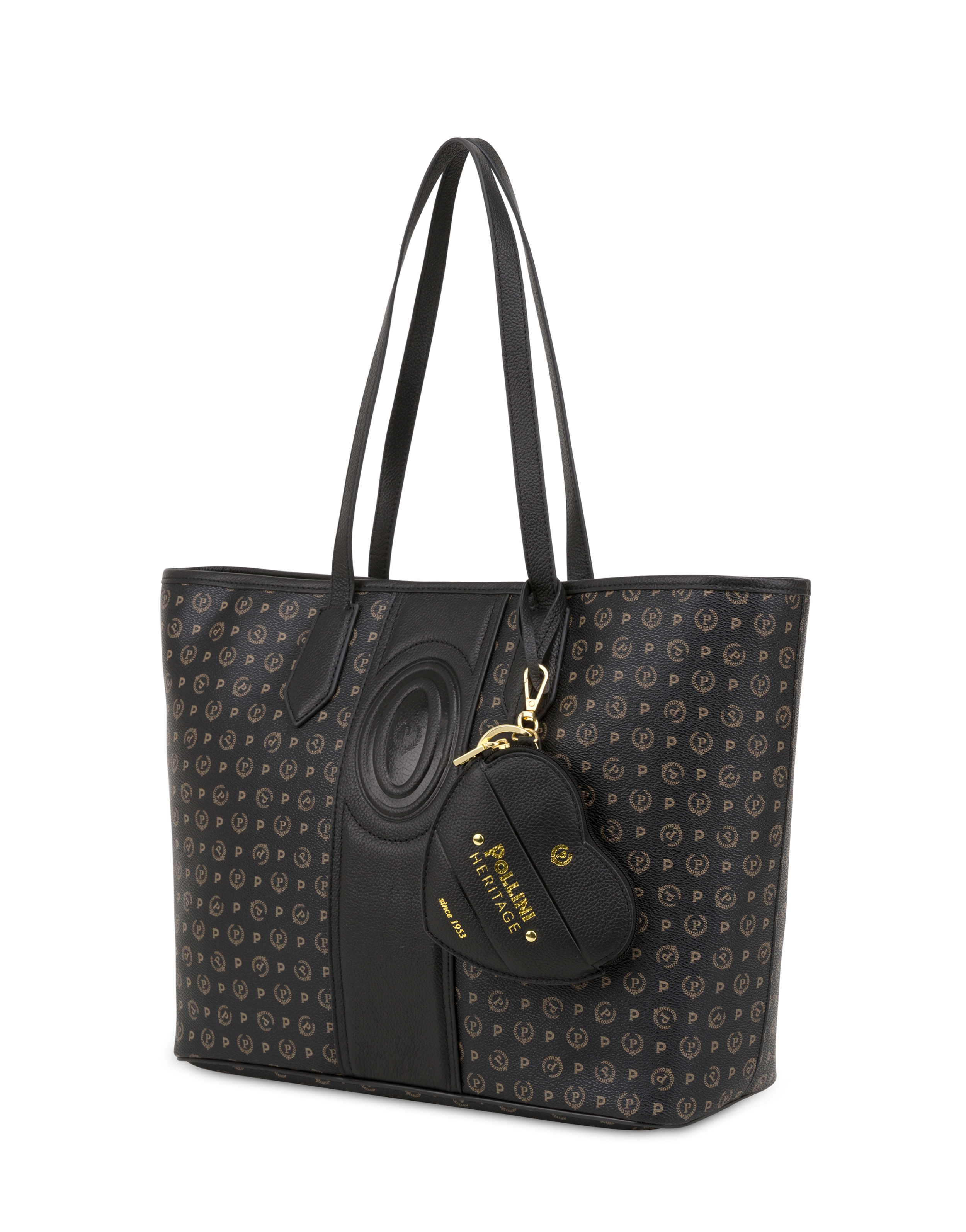 Shopping Bag Heritage 70 Nero/nero.