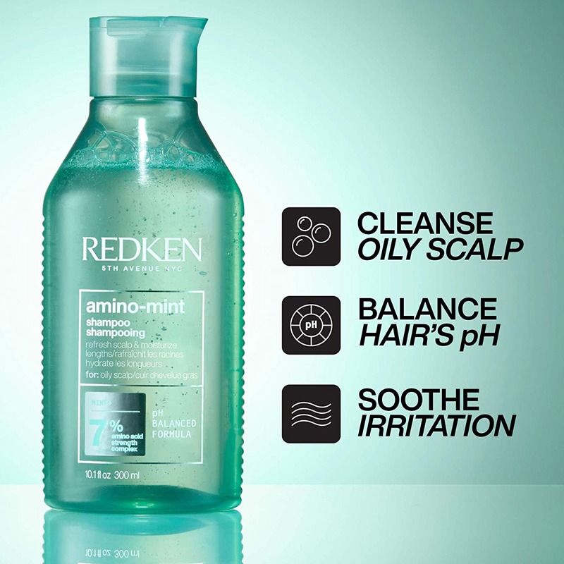 Redken Amino Mint Shampoo 300ml & Acidic Bonding Concentrate Conditioner 300ml