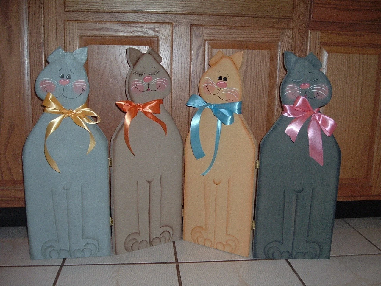 Whimsical Cat Fireplace Screen