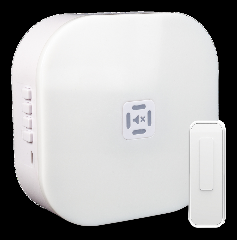 Globe Heath Zenith® Wireless Illuminated Battery Doorbell Kit, White