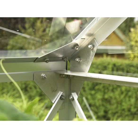 Anlehngewächshaus »Osiris 5200«, 5,2 m², Kunststoff/Aluminium/ESG Glas, winterfest
