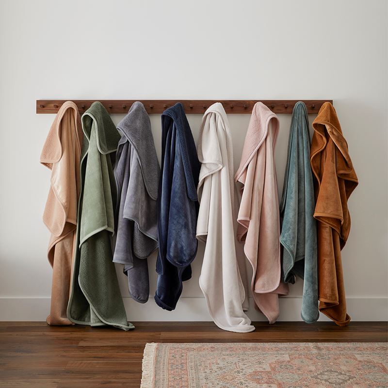Sherpa Navy Blanket