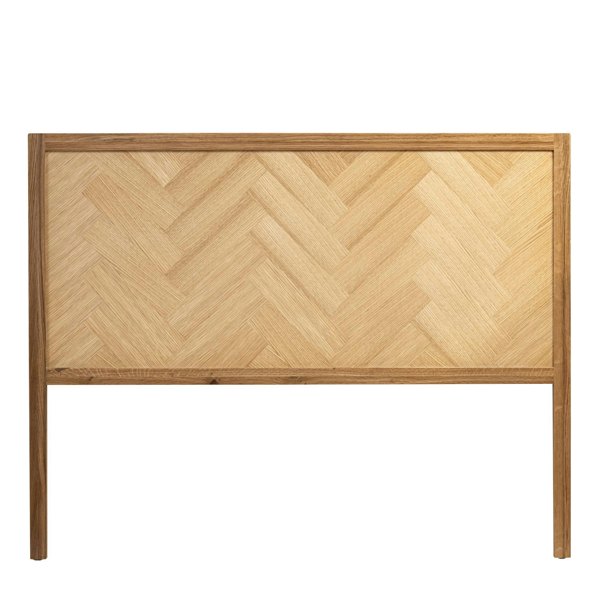 - Tête de lit marqueterie en bois massif naturel 160 cm