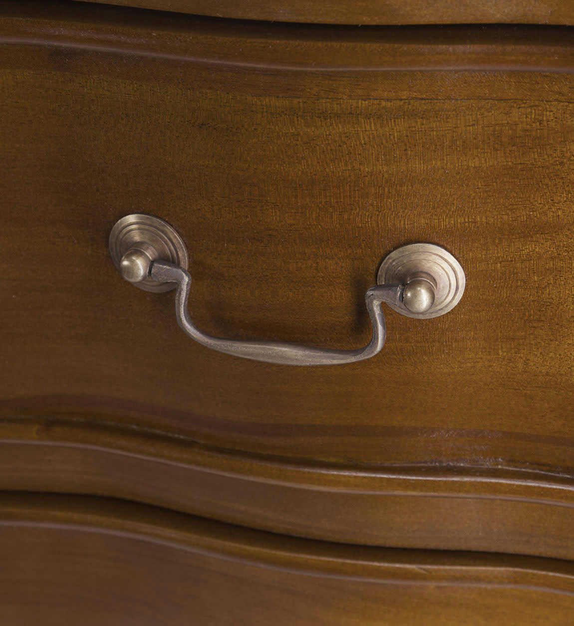 VINTAGE - Commode en bois d'acajou marron L90