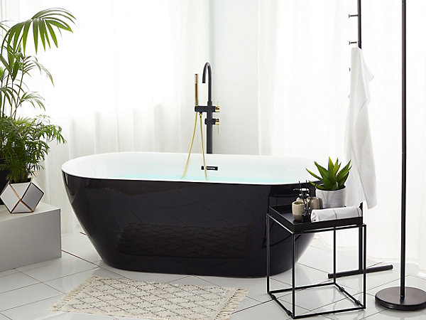 Baignoire îlot CARRERA 170 x 80 cm Noir