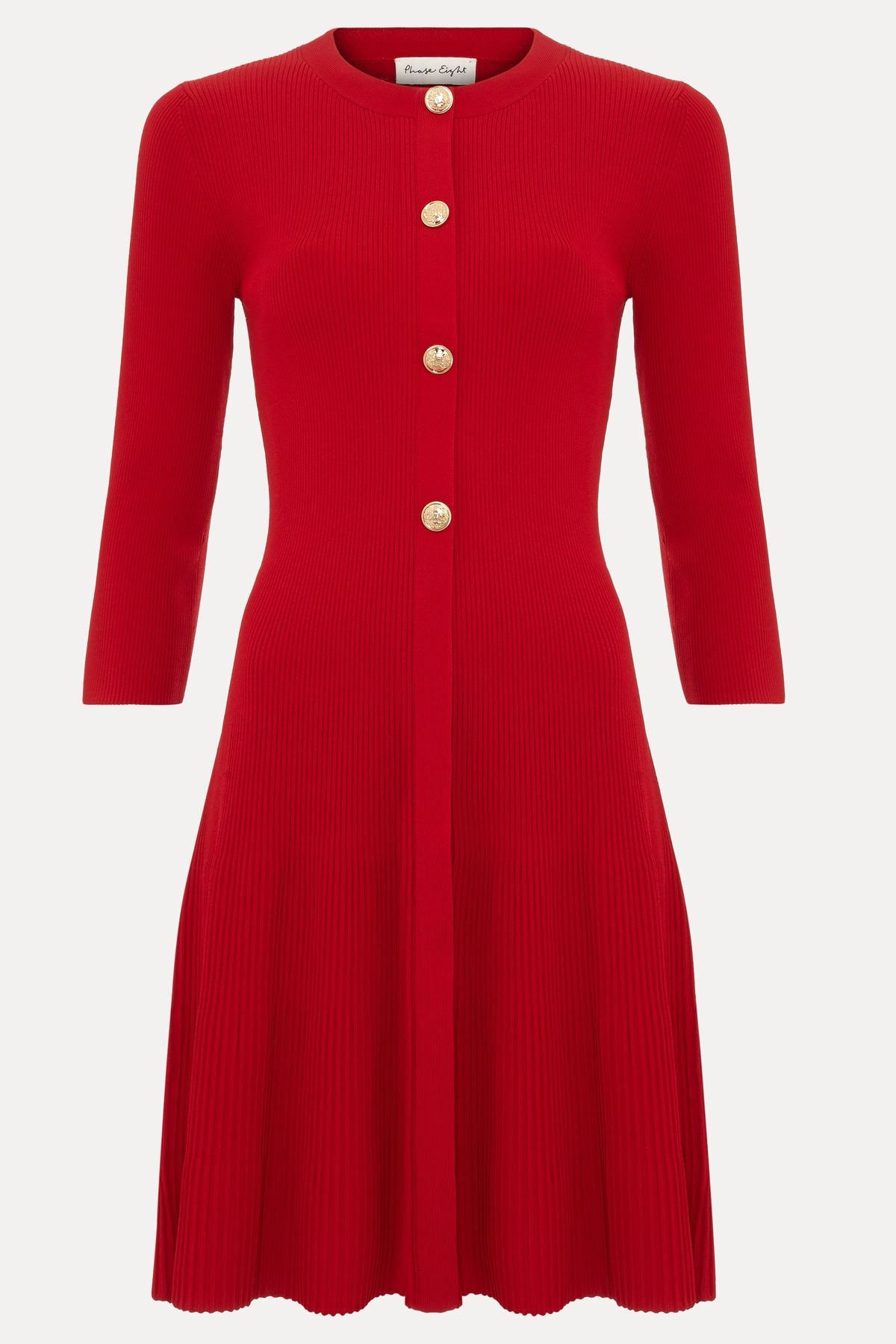 Phase Eight Rachel 3/4 Sleeve Swing Dress