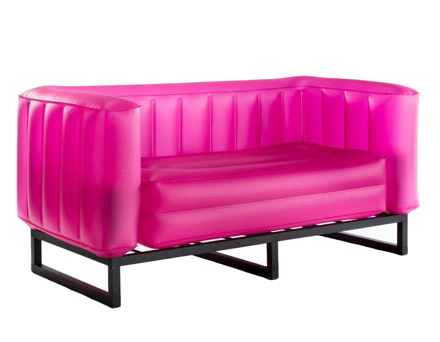 YOMI - Canapé design lumineux 2 places rose